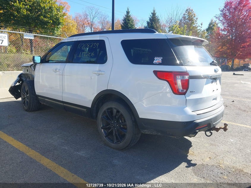 Vin: 1fm5k8dh7kga17706, lot: 3136421, ford explorer xlt 20193