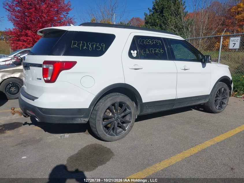 Vin: 1fm5k8dh7kga17706, lot: 3136421, ford explorer xlt 20194