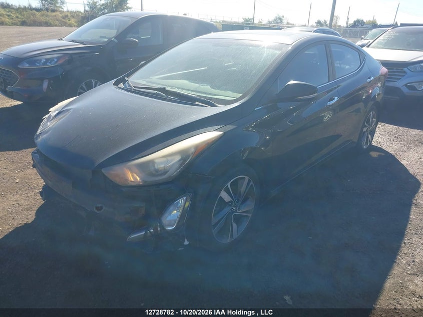 Vin: kmhdh4ah8eu119383, lot: 3136464, hyundai elantra limited 20142