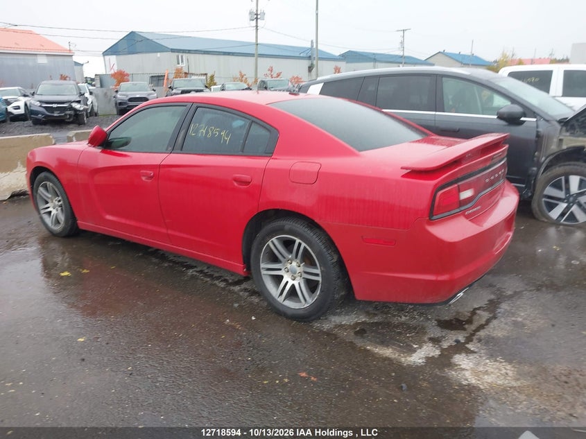 2012 Dodge Charger Sxt, Front, IAAI, VIN 2C3CDXHG2CH220787 — photo 2