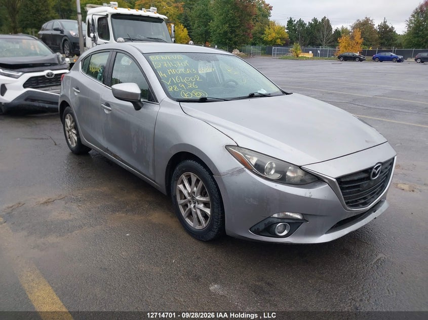 Vin: jm1bm1l73e1164002, lot: 3136503, mazda mazda3 gs-sky 2014 img_1