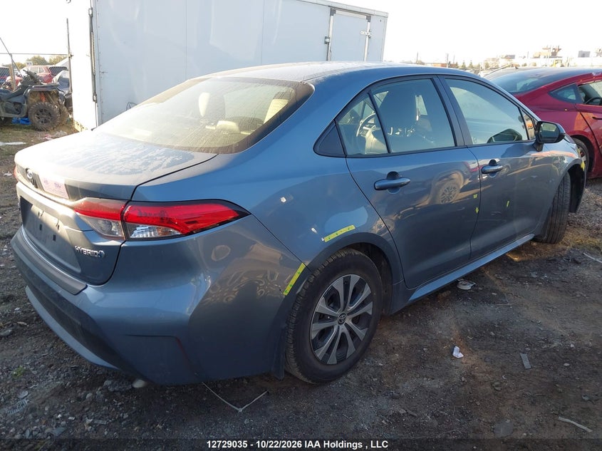 Vin: jtdbbrbe7lj027114, lot: 3136749, toyota corolla hybrid 20204