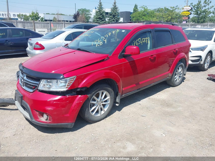 2015 Dodge Journey Sxt, Front, IAAI, VIN 3C4PDCCG4FT517598 — photo 2