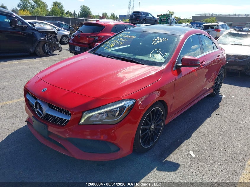 Vin: wddsj4gb8jn589474, lot: 3136760, mercedes-benz cla 250 4matic 20182