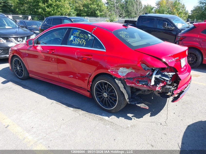Vin: wddsj4gb8jn589474, lot: 3136760, mercedes-benz cla 250 4matic 20183