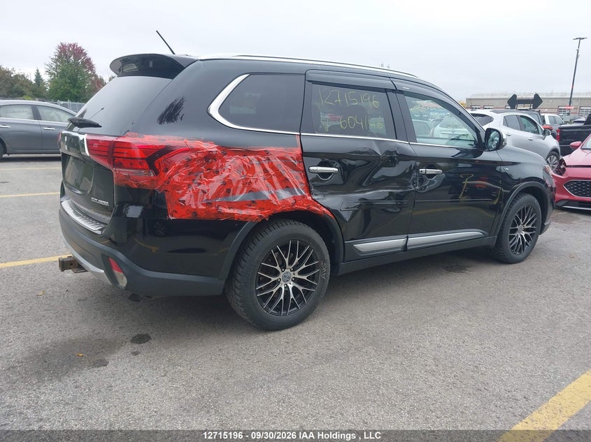 Vin: ja4jz4ax4gz604146, lot: 3136777, mitsubishi outlander gt 20164