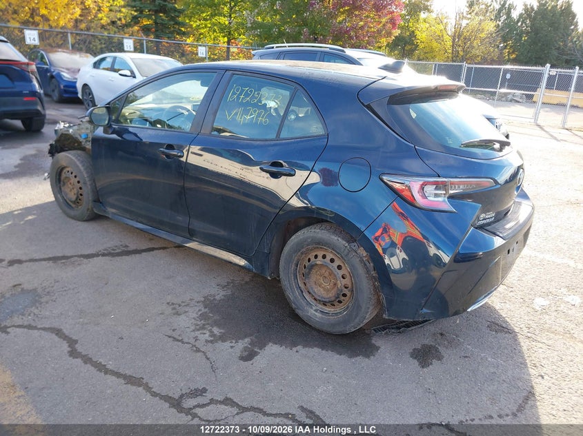 Vin: jtnk4mbe3n3147976, lot: 3136780, toyota corolla 20223