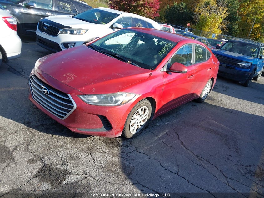 Vin: 5npd74lf9jh221105, lot: 3136781, hyundai elantra le 20182