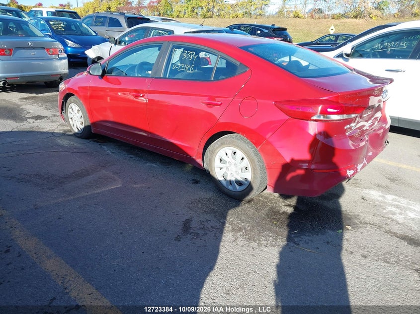 Vin: 5npd74lf9jh221105, lot: 3136781, hyundai elantra le 20183