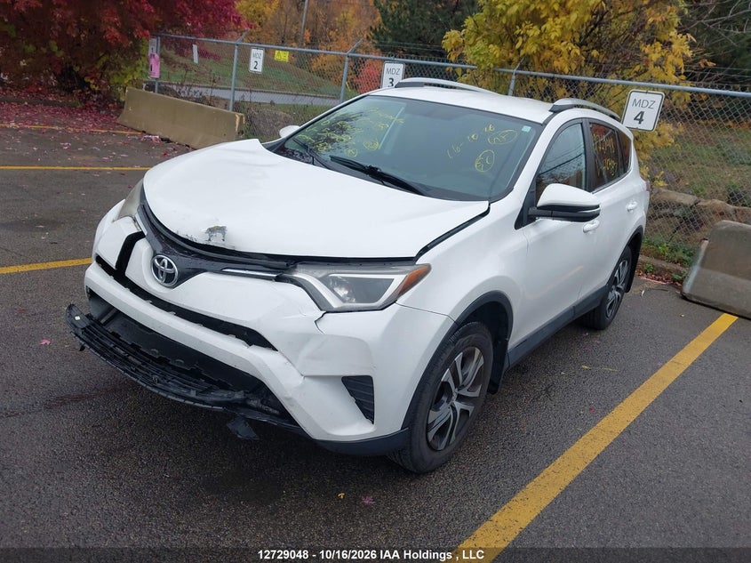 Vin: 2t3bfrev8gw510487, lot: 3136791, toyota rav4 le 20162