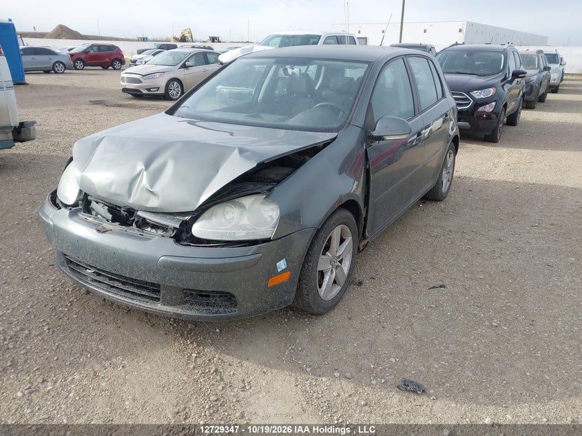 2008 Volkswagen Rabbit 5-Door Trendline, Front, IAAI, VIN WVWDA91K48W274460 — photo 2