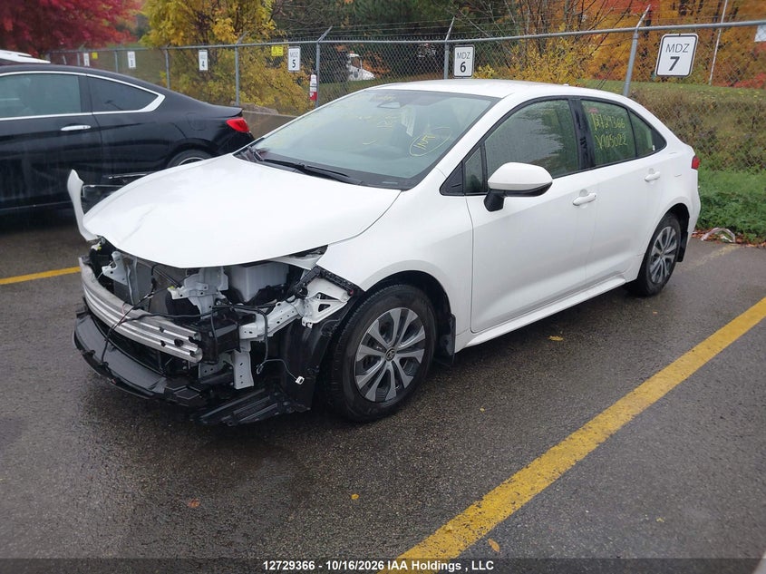 Vin: jtdbcmfe2s3105022, lot: 3137127, toyota corolla hybrid le 20252