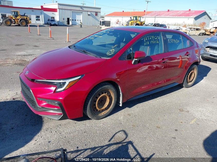 Vin: 5yfb4mbe0pp140112, lot: 3137181, toyota corolla se/xse 20232