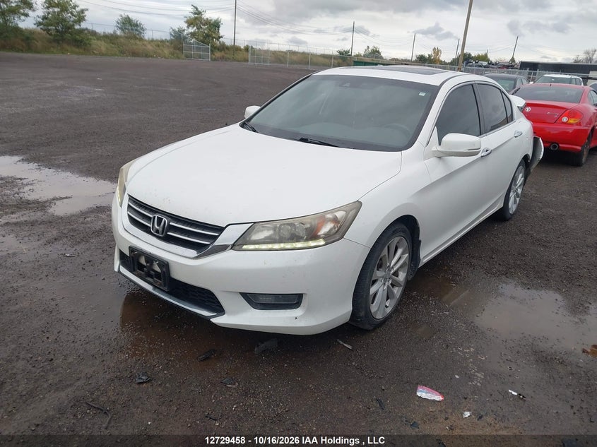 Vin: 1hgcr2f90ea800577, lot: 3137220, honda accord touring 20142