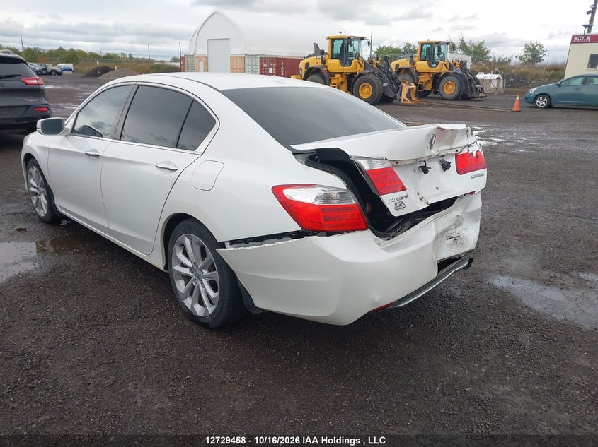 Vin: 1hgcr2f90ea800577, lot: 3137220, honda accord touring 20143