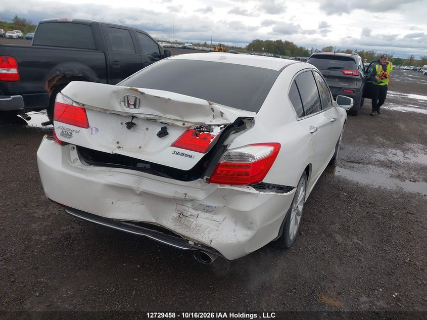 Vin: 1hgcr2f90ea800577, lot: 3137220, honda accord touring 20144