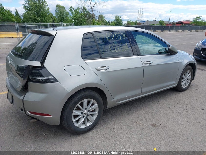 Vin: 3vwg57au8km026501, lot: 3137292, volkswagen golf 1.4 tsi comfortline/1.4 tsi execline/1.4 tsi highline 20194