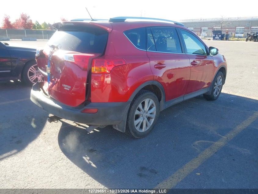 Vin: 2t3dfrev1fw392578, lot: 3137623, toyota rav4 limited 20154