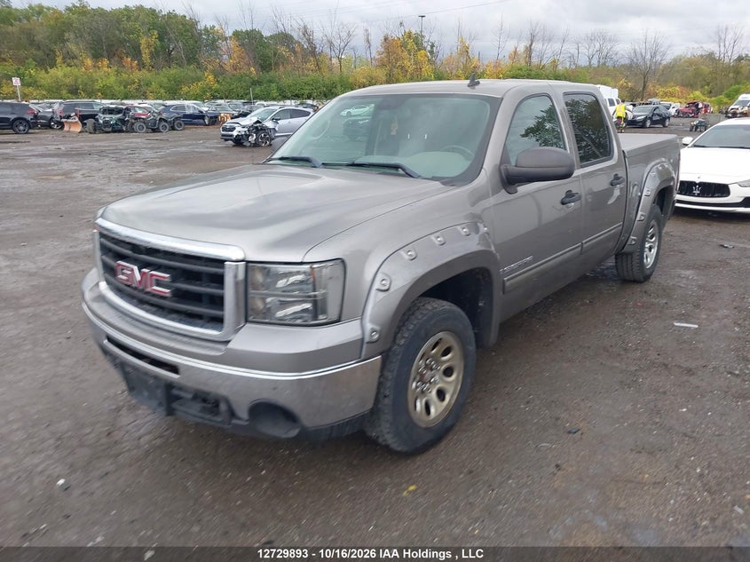 2009 GMC Sierra 1500 Sl/Sle/Wt, Front, IAAI, VIN 3GTEK13C29G180053 — photo 2