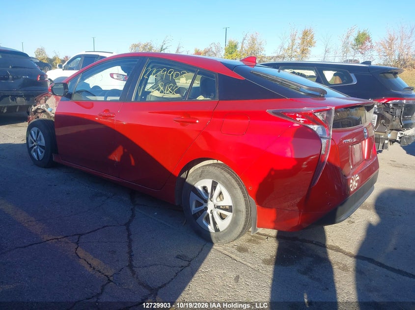 Vin: jtdkarfu9h3528182, lot: 3137675, toyota prius 20173
