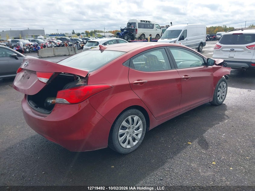 Vin: 5npdh4ae7dh433514, lot: 3137714, hyundai elantra gl 20134