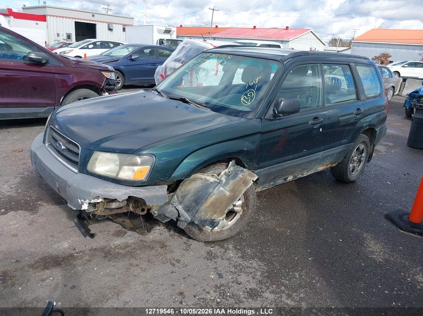 2005 Subaru Forester X, Удар спереди, IAAI, VIN JF1SG63615H734457 — фото 2