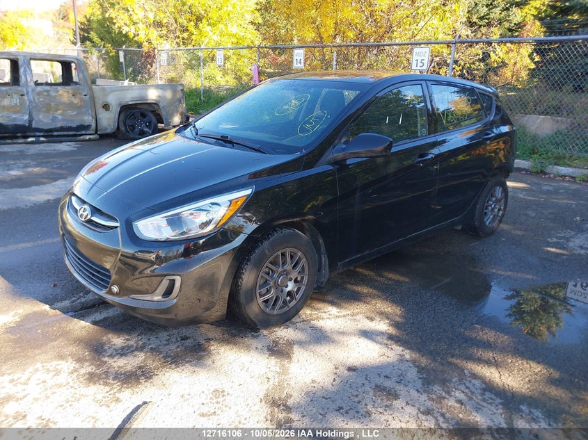 2016 Hyundai Accent L, Удар сзади, IAAI, VIN KMHCT5AE0GU268945 — фото 2