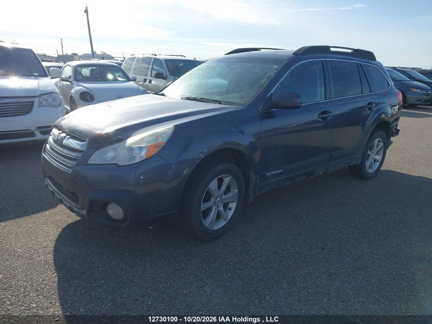 2014 Subaru Outback 2.5I Limited, Удар сзади, IAAI, VIN 4S4BRGNC7E3318418 — фото 2
