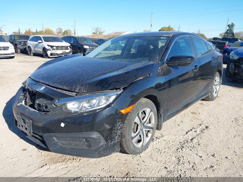 Vin: 2hgfc2f57jh010412, lot: 3137966, honda civic lx 20182