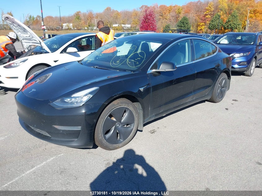 Vin: 5yj3e1eb4kf393827, lot: 3137985, tesla model 3 long range/performance 20192