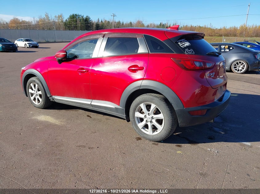 Vin: jm1dkbd70g0100138, lot: 3138021, mazda cx-3 gt 20163