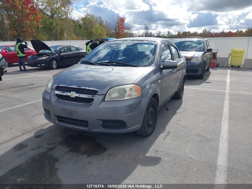 2008 Chevrolet Aveo Ls, Правый бок, IAAI, VIN KL1TD556X8B246251 — фото 2