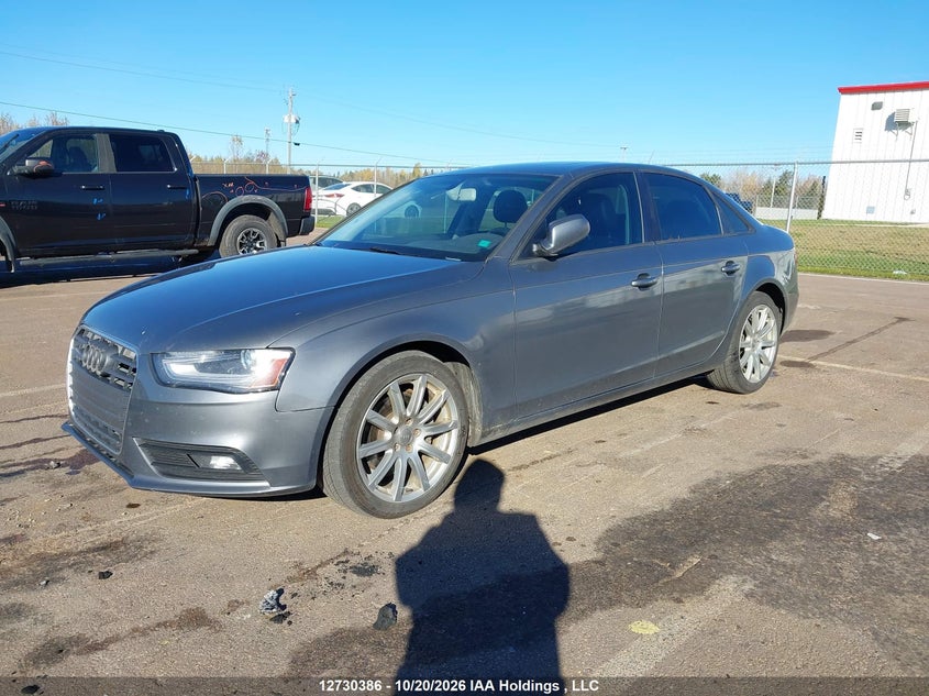 2013 Audi A4 2.0T, Front, IAAI, VIN WAUDFCFL8DA183812 — photo 2