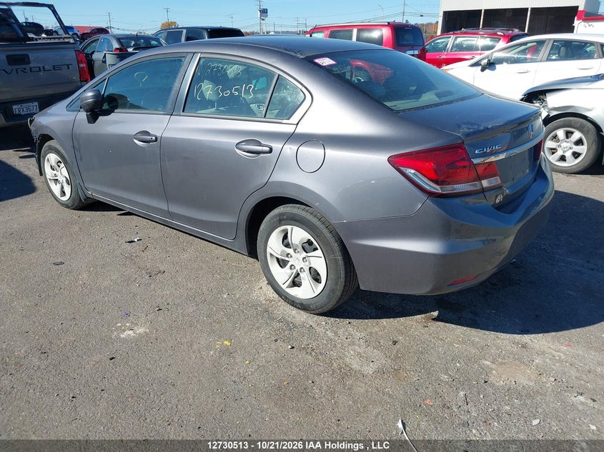 Vin: 2hgfb2e40eh026968, lot: 3138358, honda civic lx 20143