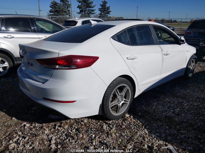 Vin: kmhd84lf5hu405482, lot: 3138413, hyundai elantra gls 20174