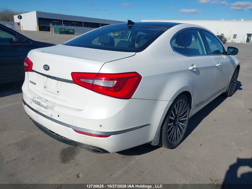 Vin: knaln4d71e5125447, lot: 3138472, kia cadenza premium 20144