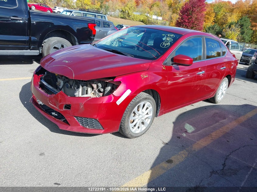 Vin: 3n1ab7ap0jy320982, lot: 3138544, nissan sentra 1.8 s/1.8 sv/1.8 sv midnight edition 20182
