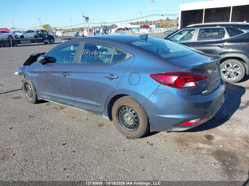 Vin: kmhd84lf9ku875120, lot: 3138672, hyundai elantra preferred 20193