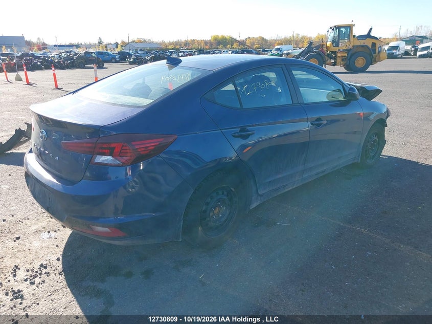 Vin: kmhd84lf9ku875120, lot: 3138672, hyundai elantra preferred 20194