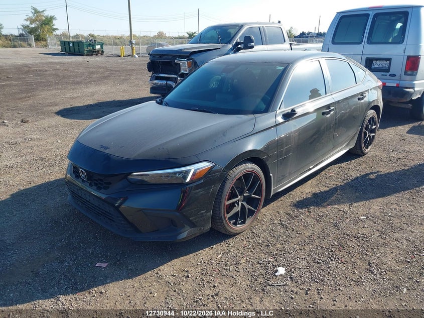 Vin: 19xfl2h53ne400467, lot: 3138807, honda civic lx 20222