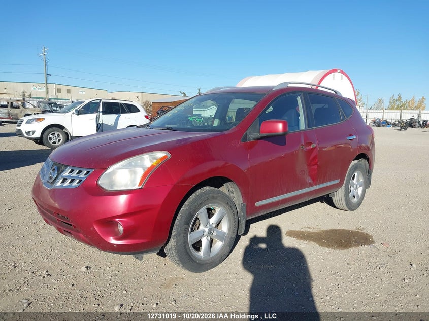 2013 Nissan Rogue S/Sv, Left Side, IAAI, VIN JN8AS5MV7DW112075 — photo 2