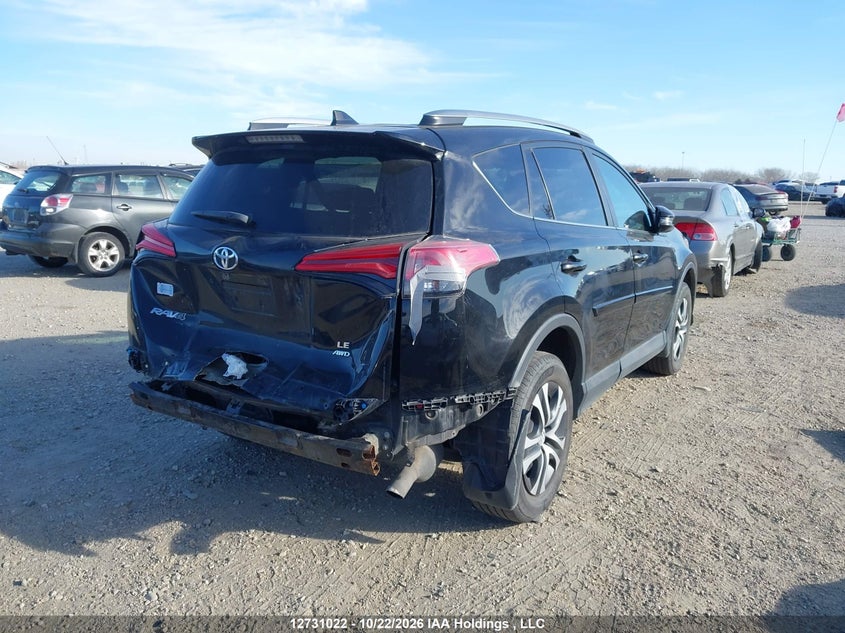 Vin: 2t3bfrev0hw598940, lot: 3138886, toyota rav4 le 20174