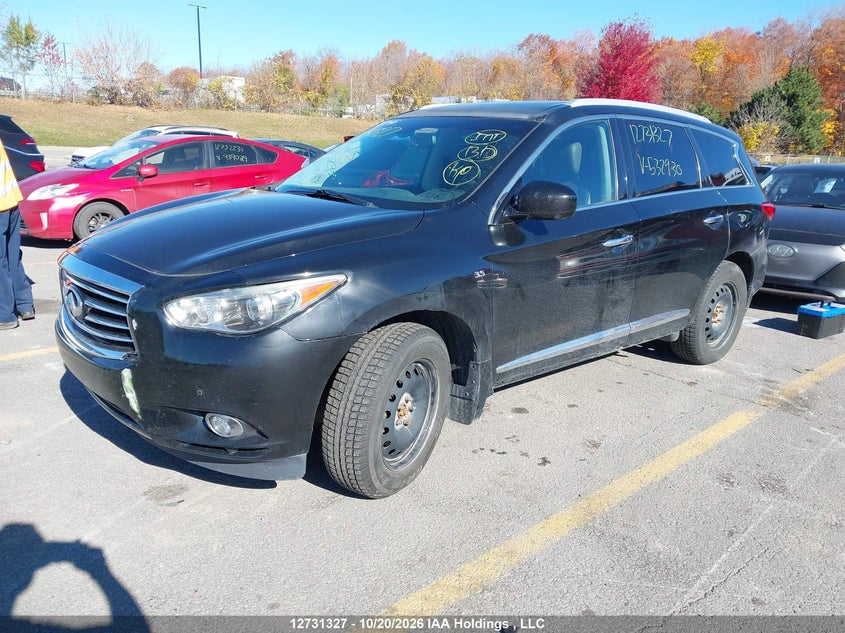 Vin: 5n1al0mm4ec532930, lot: 3139215, infiniti qx60 20142