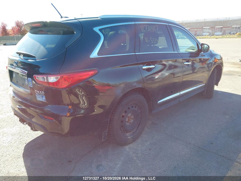 Vin: 5n1al0mm4ec532930, lot: 3139215, infiniti qx60 20144
