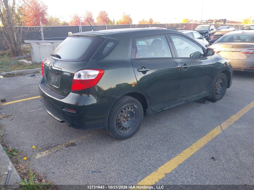 Vin: 2t1ku4ee2cc895400, lot: 3139557, toyota corolla matrix 20124