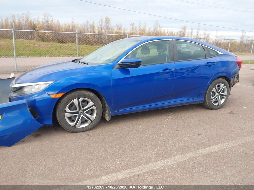Vin: 2hgfc2f57jh021166, lot: 3140194, honda civic lx 20182