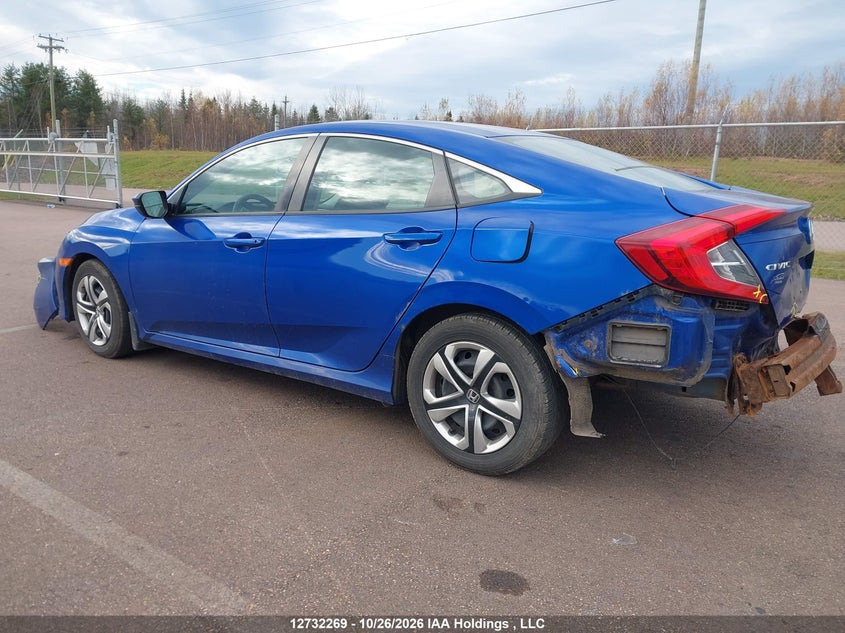 Vin: 2hgfc2f57jh021166, lot: 3140194, honda civic lx 20183