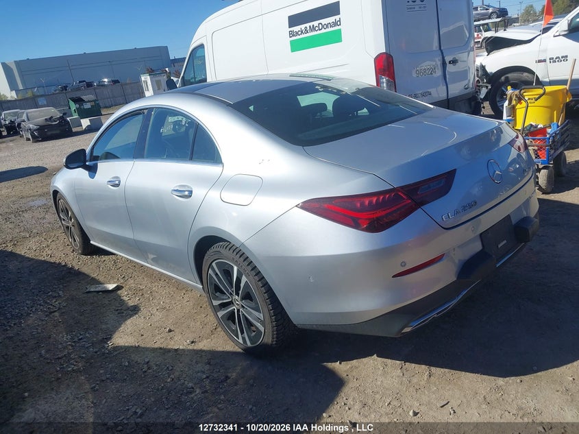 Vin: w1k5j4hb5sn518391, lot: 3140266, mercedes-benz cla 250 4matic 20253