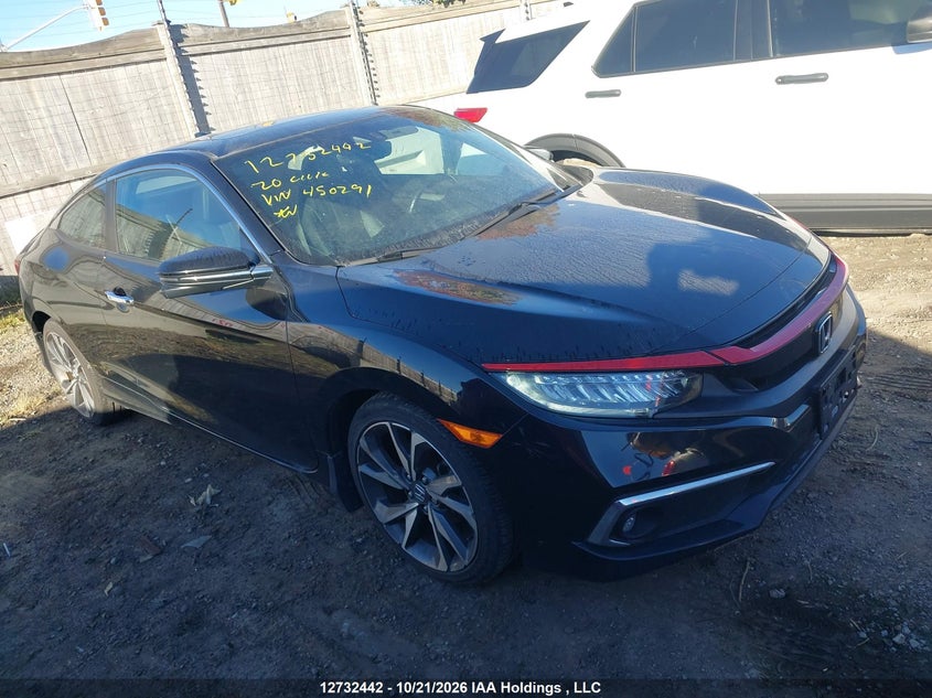 Vin: 2hgfc3b95lh450291, lot: 3140367, honda civic touring 2020 img_1