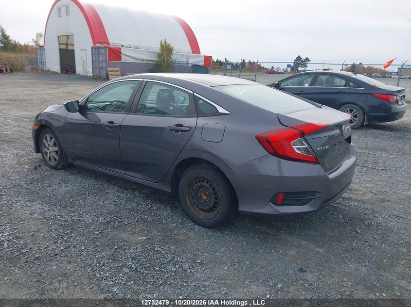 Vin: 2hgfc2f59jh007821, lot: 3140404, honda civic sedan lx 20183